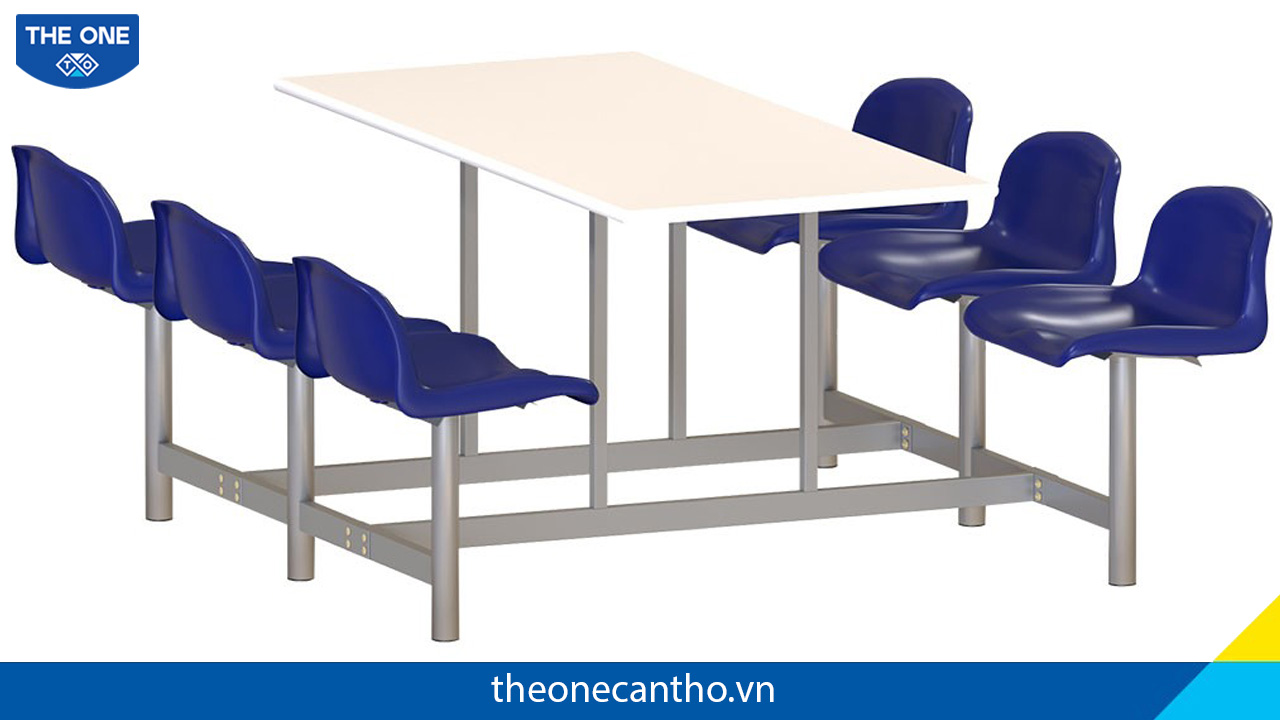 Bộ bàn ghế ăn công nghiệp BA03 của Nội Thất The One.