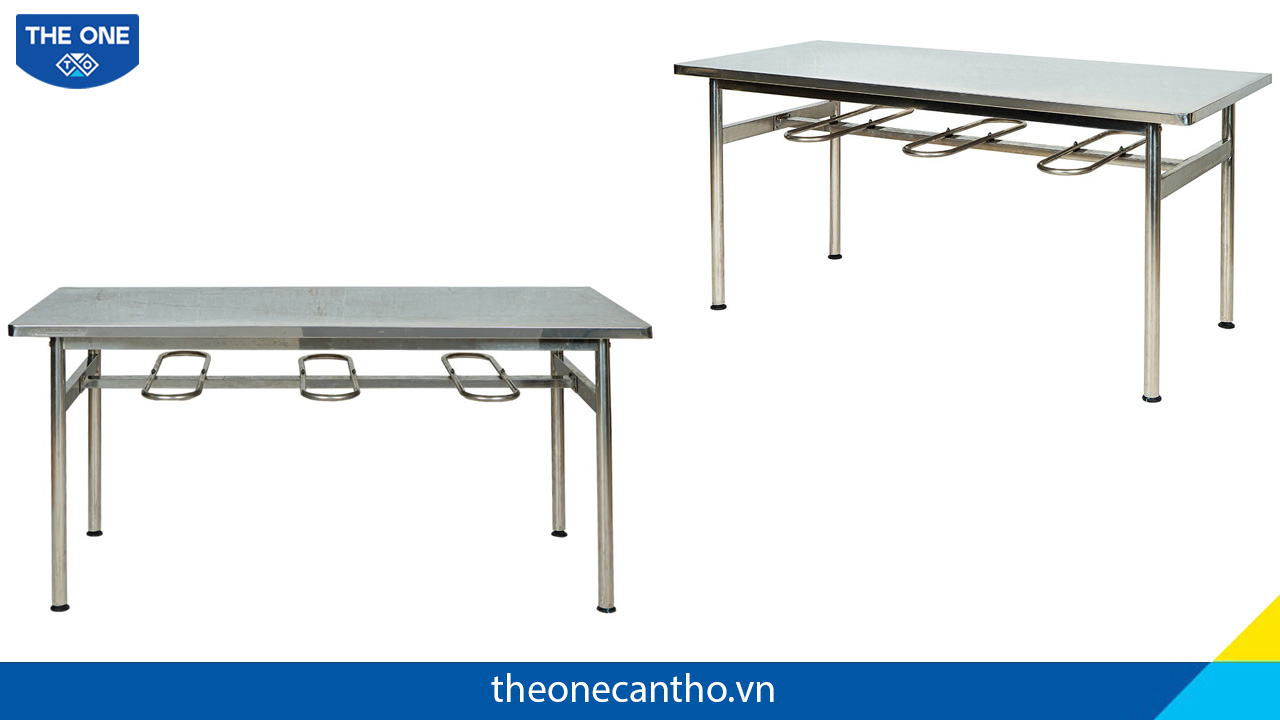 Mẫu bàn ăn công nghiệp inox BA04I.