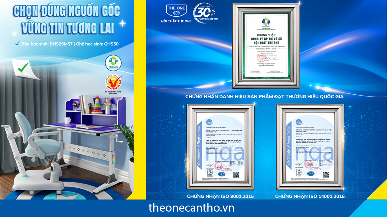 Bàn ghế học sinh The One