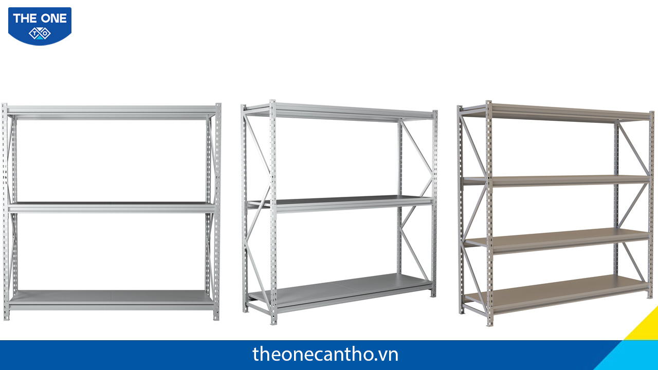 Kích thước giá trung tải The One có thế sản xuất theo nhu cầu khách hàng.