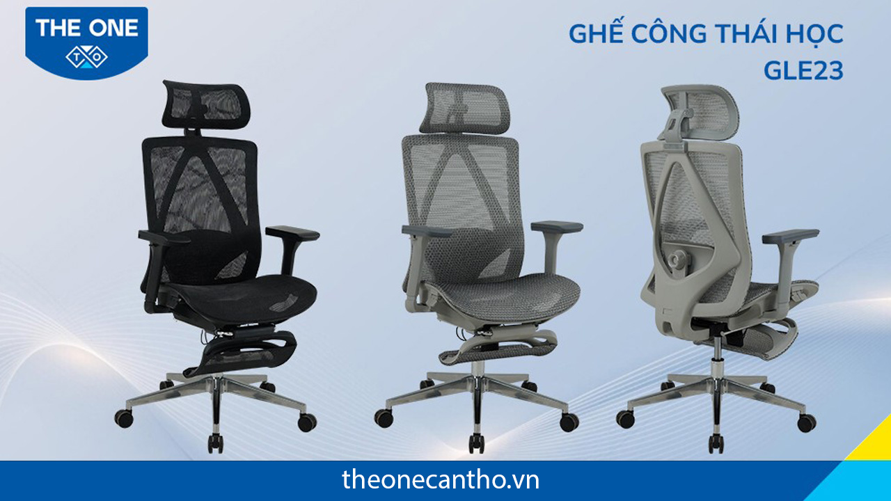 Mẫu ghế công thái học mới GLE23.