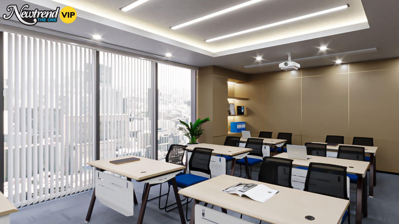 Bàn Newtrend Vip được sử dụng trong phòng Trening.