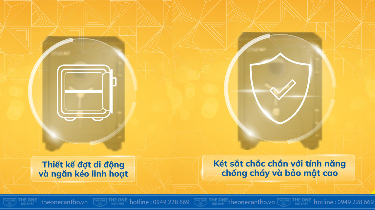 Tính năng vượt trội của két sắt The One