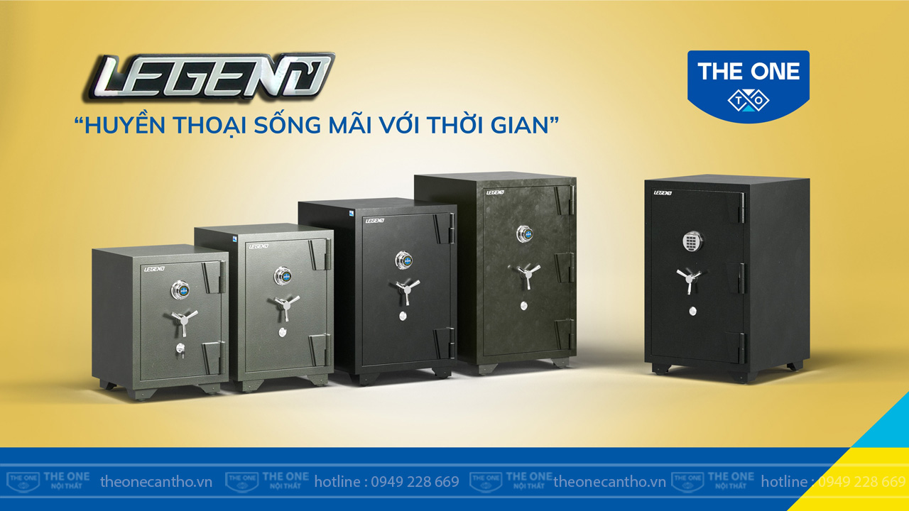 Dòng két sắt Legend thường được các ngân hàng tin dùng.