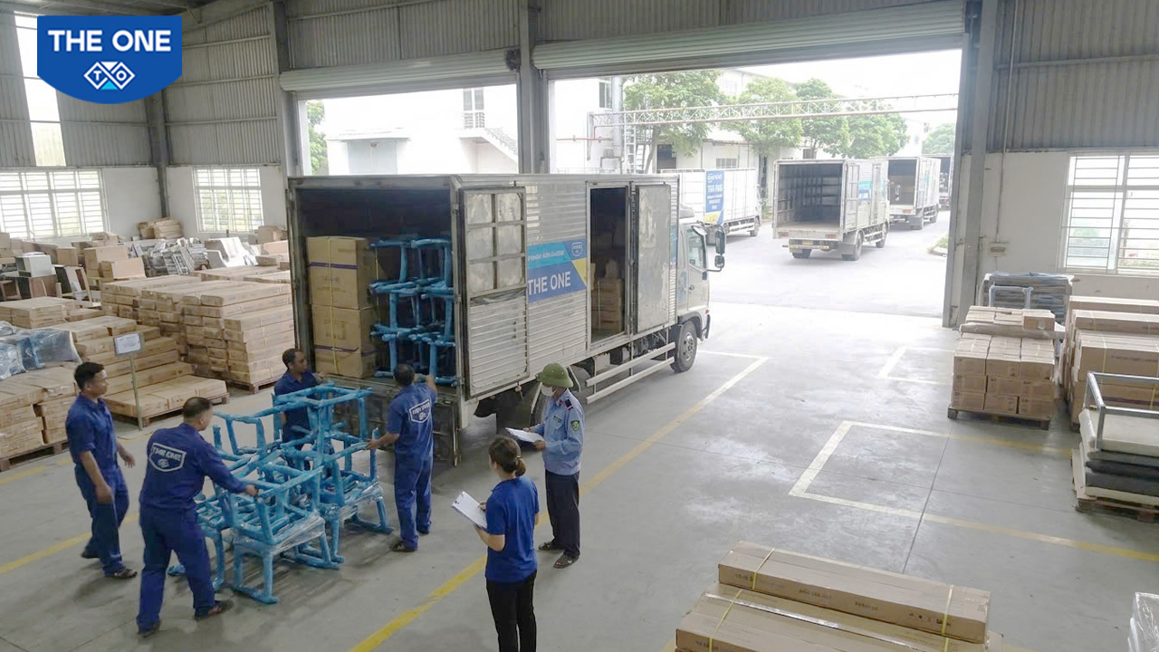 Hình ảnh thực tế tại kho hàng Bình Dương.