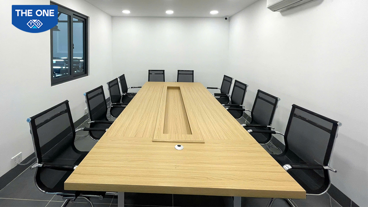 Hình ảnh nội thất phòng họp lớn.