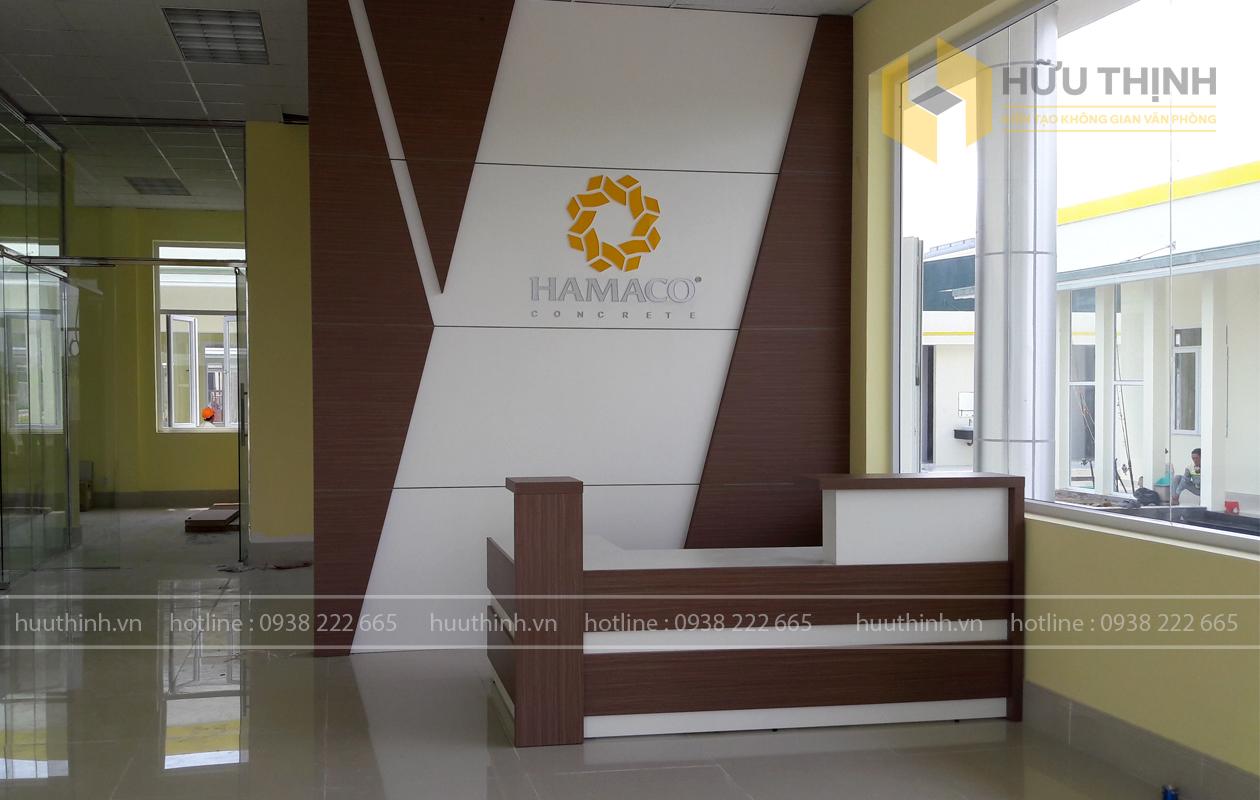 Sảnh chờ nhà máy sản xuất cọc bê tông dự ứng lực của Hamaco.