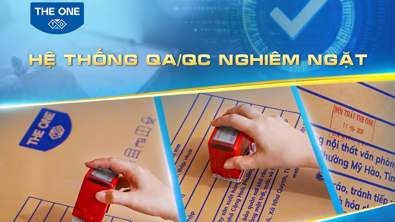 Quy trình kiểm tra chất lượng trước khi xuất xưởng của Nội Thất The One.