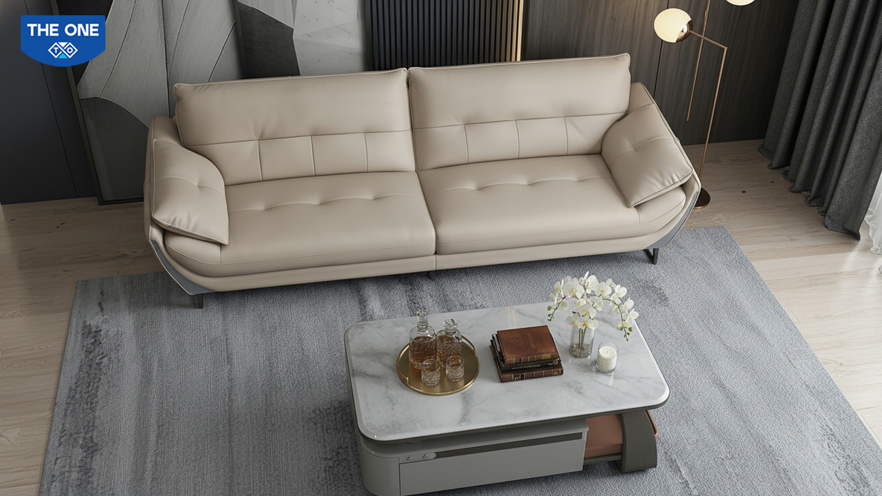 Sofa nhập khẩu SF512NK ở góc nhìn tổng thể