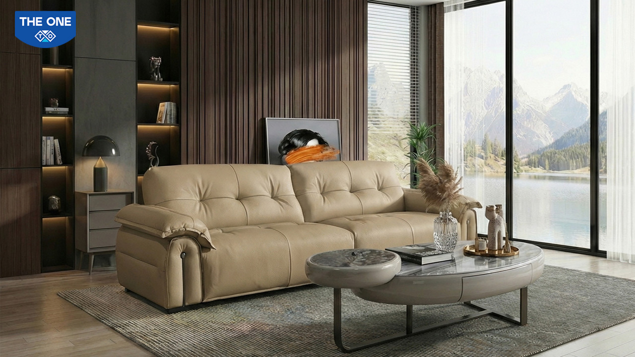 Sofa nhập khẩu SF514NK- Phiên bản màu nâu